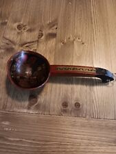 Vintage Russian Kokhloma Ladle Hand Carved Painted Wood Multicolor picture