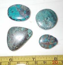 Turquoise Double-sided Free Cabochon 111 Carat 4 pieces 22.2 gram picture