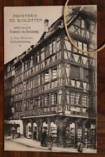 CPA AK 1910's stationery Schleiffer Strasbourg animated picture