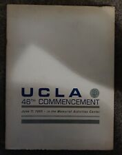 UCLA 46TH COMMENCEMENT booklet, June 11 1965.  From dad's estate picture