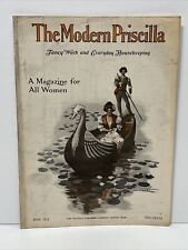 The Modern Priscilla June 1912 Vintage Magazine Fancy Work Everyday Housekeeping picture