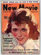 NEW MOVIE Aug, 1933 - Rare MICKEY MOUSE - JANET GAYNOR Cover - HIGH GRADE picture