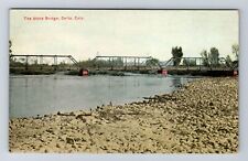 Delta CO-Colorado, The State Bridge, Antique, Vintage Postcard picture