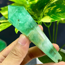 96G Natural rainbow fluorite scepter Quartz Crystal Single-End Terminated Wand picture
