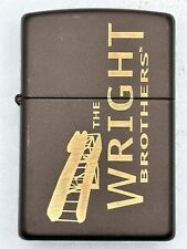 Vintage 2003 The Wright Brothers Black Matte Zippo Lighter NEW picture