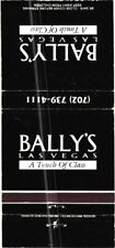 Bally's Las Vegas, Nevada Hotel and Casino Vintage Matchbook Cover picture