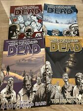 THE WALKING DEAD Lot Volumes 1-4 Graphic novels image. Horror. VERY NICE picture