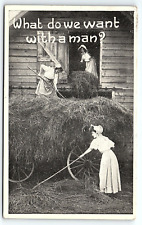 1925 WOMEN DOING FARM WORK 