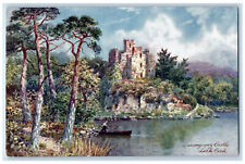 c1910 Invergarry Castle Loch Oich Bonnie Scotland Oilette Tuck Art Postcard picture