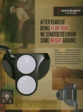 2014 PRINT AD - ODYSSEY TANK 2-BALL PUTTER AD ....INOVATE OR DIE GOLF.. AD ONLY picture
