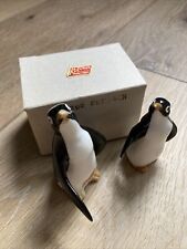 2 VTG Miniature Penguins Figurines Kelvin's Bone China Penguins Made in Japan picture