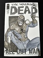 Walking Dead #115L  IMAGE Comics NM VARIANT COVER Sketched Spider-Man Custom picture