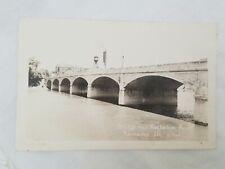 RPPC Bridge over Kankakee River VTG Antique Before 1907 Unposted OLD picture