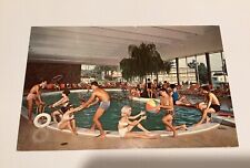 Laurels Hotel and Country Club Indoor Pool Monticello New York Postcard P8 picture