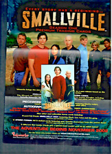 Smallville Small Promo Poster & Trading Card 2006 D.C. T.V.  🚚 picture
