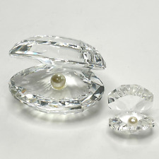 Swarovski Crystal Seashell Clam with Crystal Pearl picture