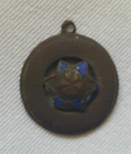 Rare Vintage Jewish Enameled Medallion Star Of David, Pre-Holocaust, Collection. picture