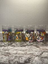 (Set Of 4) Vintage THE FLINSTONES DRINKING GLASSES-First 30 years-Hardee’s picture