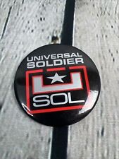 Universal Soldier U SOL Movie Promo Button Pin New NOS 1992 Tristar Pictures picture
