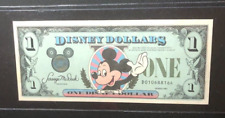 1987 Disney Dollar *Rare Printing Error* Mickey 