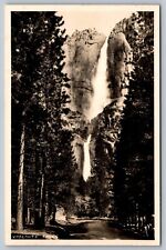 1955 RPPC YOSEMITE FALLS w/Yosemite cancel/AIR MAIL/CALIFORNIA picture