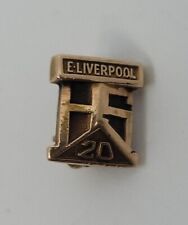 Vintage 1920 East Liverpool High School 10kt Solid Gold Lapel Pin picture