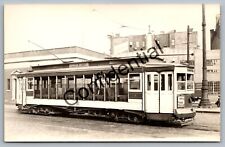 Real Photo Third Avenue Harlem Shuttle Trolley At Harlem NY New York NYC RP K392 picture