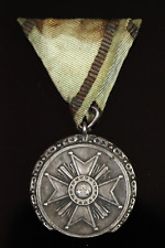 ORIG. 1930s Latvia SILVER Medal of Honour of the Order of the Three Stars 1451 picture