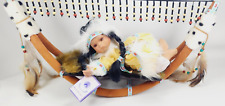 Vintage Goldenvale Collection Porcelain Indian Native American Doll Nature 8.5in picture