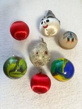 Eclectic Mix of 48 Christmas Ornaments - Unique, Artistic, and Collectible picture