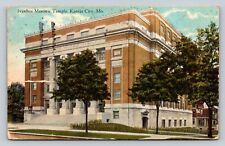 Ivanhoe Masonic Temple KANSAS CITY Missouri Vintage Postcard A185 picture