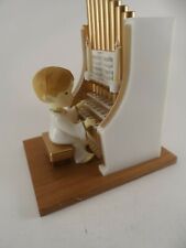 Vintage 1980s Merrilite Electronic Musical Organ Christmas Angel Musician w/ Box picture