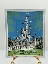 VTG 1970’s Walt Disney World Magic Kingdom Glass Ashtray / Trinket Dish picture