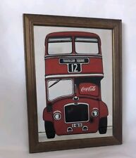 Coca Cola  MIRROR Advertising  Red Double Decker Bus 12 London Trafalgar Square picture