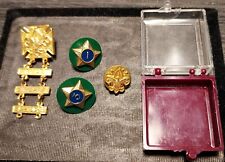 VINTAGE 1970 ERA Boy Scouts of America Pins, Set of 4 picture