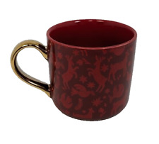 Place and Time Mug Deer Dove Bird Red Gold Peace Winter Christmas 12oz Joann picture