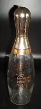 Jim Beam Bowling Pin Bottle Decanter Circa 1966 w/Original Tag, Bar Accent picture