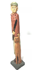 Vintage Hunter W/ Dog Figure Statue. Signed Talbots’s ‘95. Resin Hunter W/ Gun. picture