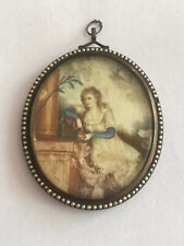 Antique Rare Old Art Deco Bronze Brass French Marie Antoinette Photo Frame picture