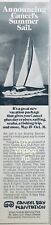 Vtg 1977 Caneel Bay Virgin Islands Tourism PRINT AD 5”  Caneel’s Summer Sail picture