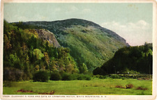 Elephant's Head & Crawford Notch White Mountains NH Divided Postcard c1910s picture