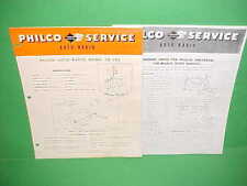 1948-1950 FORD CHEVROLET BUICK CHRYSLER PHILCO RADIO SERVICE MANUAL MODEL CR-505 picture