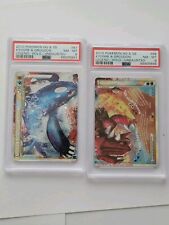 Groudon And Kyogre Legend PSA 8 LOT picture