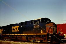 【 CSX 5313 】ES44dc Railroad orig loco slide picture