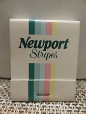 NEWPORT STRIPES CIGARETTE MATCHBOOK  (Full of Matches) picture
