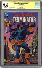 Deathstroke the Terminator #1 CGC 9.6 SS Zeck 1991 1588237004 picture