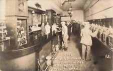 The Cafe Mint Restaurant Interior Juarez Chihuahua Mexico 1929 Real Photo RPPC picture