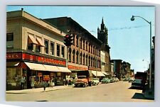 Cohoes NY-New York, Remsen Street, Advertisement, Antique, Vintage Postcard picture