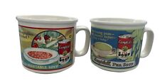 Campbell's Soup Mugs 1993 Vintage by Westwood Lot Of 2 EUC picture
