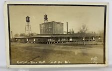 Antique Carlisle Arkansas Rice Mill RPPC Postcard picture